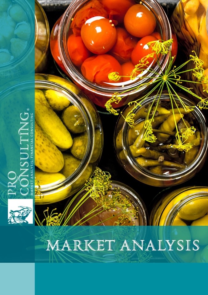 Market research report on canned vegetable market in Poland. 2024 year